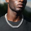 16mm Customized Name 925S & VVS Moissanite Cuban Chain