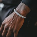 10mm Iced Out Side with Diamonds Tennis Bracelet