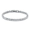 Round Cut Diamond-Accent  Bracelet