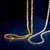 Sparkling Gypsophila Necklace