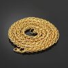 2.5mm 18K Gold Franco Chain