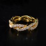 925S & VVS Moissanite Diamond Thorn Ring