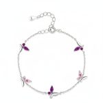 S925 Silver Twin Wings Bracelet