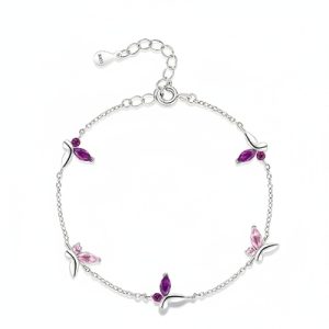 S925 Silver Twin Wings Bracelet