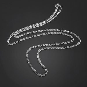3mm Custom Name Stainless Steel Cuban Chain
