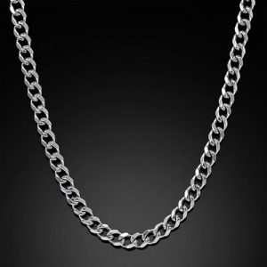 9mm Diamond-Cut Stainless Steel Cuban Chain