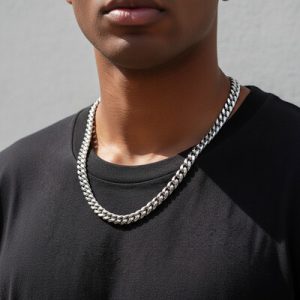 8mm 316L Stainless Steel Cuban Link Chain