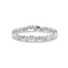 S925 Silver Heart Diamond Tennis Bracelet