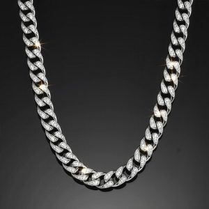 Iced 10mm Teardrop Miami Cuban Chain