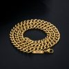 6mm Custom Name Cuban Necklace in Gold