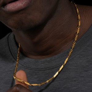 3mm Greek Key Arrow Link Bullet Chain