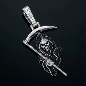 The Death Skull with Sickle Pendant