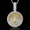 Iced Tree of Life Urn Pendant