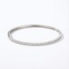 S925 Silver Crystallized Bangle Bracelet