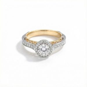 Diamond Crown Engagement Ring