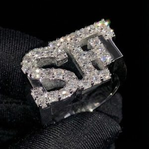 925S & VVS Moissanite Custom Name Ring