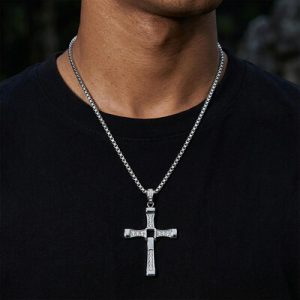 Couple Collapsible Cross Pendant