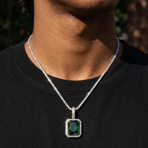 Glow in the Dark Cube Pendant