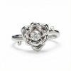 Diamond Camellia Ring