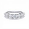 Brilliant Round Cut Wedding Band