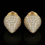 Iced Spike Stud Earrings