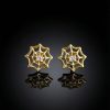 Spider Web Stud Earrings