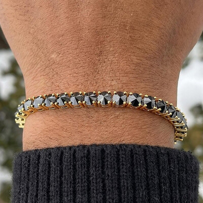 5mm Iced Out Inverted Setting Tennis Bracelet