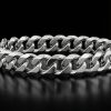 5mm/6mm/7mm/8mm/9mm Diamond-Cut Cuban Bracelet