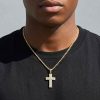 Double Layered Cross Pendant