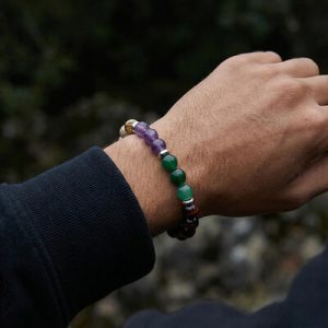 7 Chakra Healing Stones Energy Stretch Bracelet