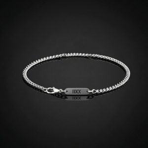3mm Custom Name Stainless Steel Cuban Bracelet