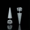 Iced Spike Stud Earrings