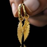 Angel Wings Earrings in Gold