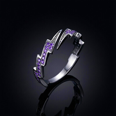 Lightning Open Ring