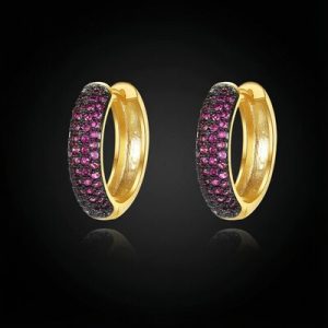 Men's Iced Huggie Earrings