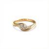 1CT Marquise Cut VVS Moissanite Solitaire Engagement Ring
