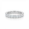 5Pcs Stacking Ring Set - Round Cut Cushion Cut Halo Ring