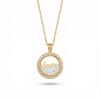 Customized Name Dancing Diamonds Pendant Necklace