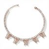 Iced Butterfly Tennis Anklet
