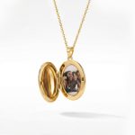 Custom Photo Oval Locket Necklace