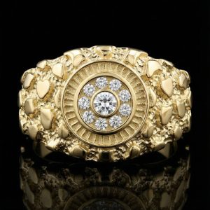 Eye Nugget Ring in Gold