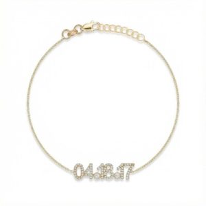 Customized Date or Initials Bracelet