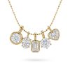 Multi-Cut VVS Moissanite Sparkling Pendent Necklace