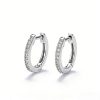 Women's Iced Hoop Earrings